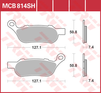 TRW Brake Pad TRW MCB814SH MCB814SHSH