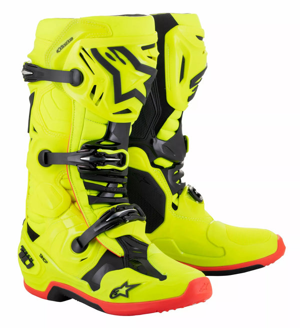 Alpinestars (MX) Boot Tech 10 YLW/BK/RD 8 2010020-533-8