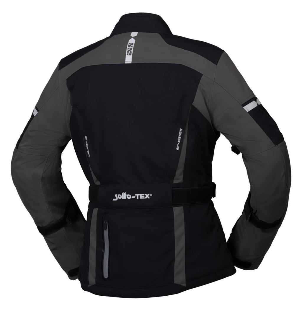 IXS Lady Textile Mc -Jacket Pacora --st Black /Grey