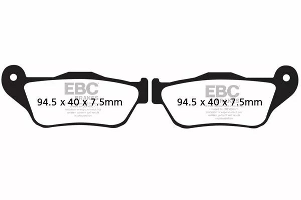 EBC Brake Pad Scooter Carbon SFAC430