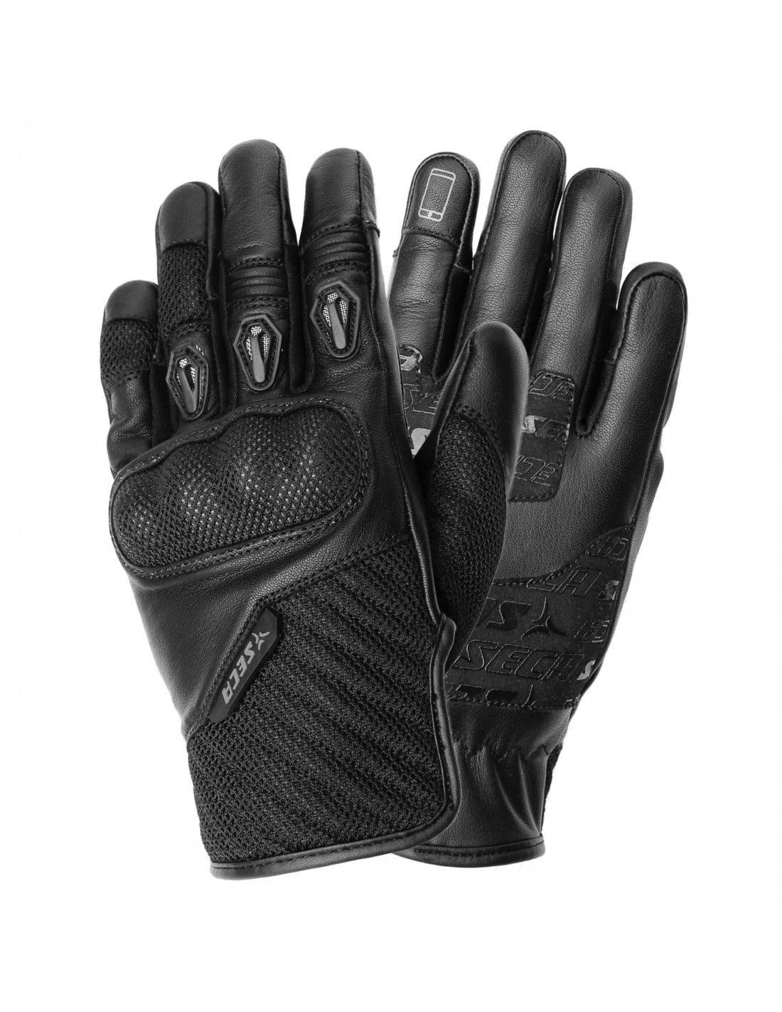 Seca Dam MC Gloves Axis Mesh Black