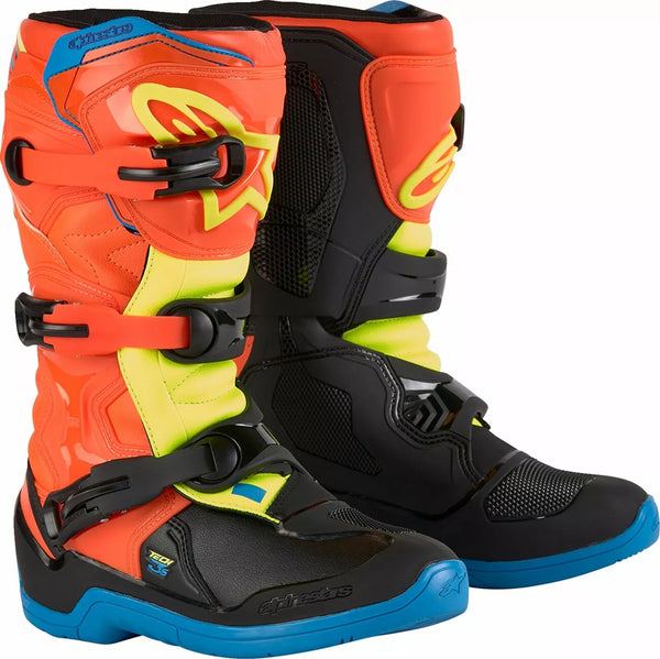 ALPINESTARS(MX) BOOT TECH3S YTH OR/BL/Y 8 2014024-4755-8