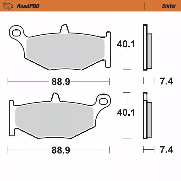 Moto-Master Brake Pad Sinter Sinter 406602
