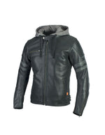 Seca piele MC-JACKET HORN II BLACK