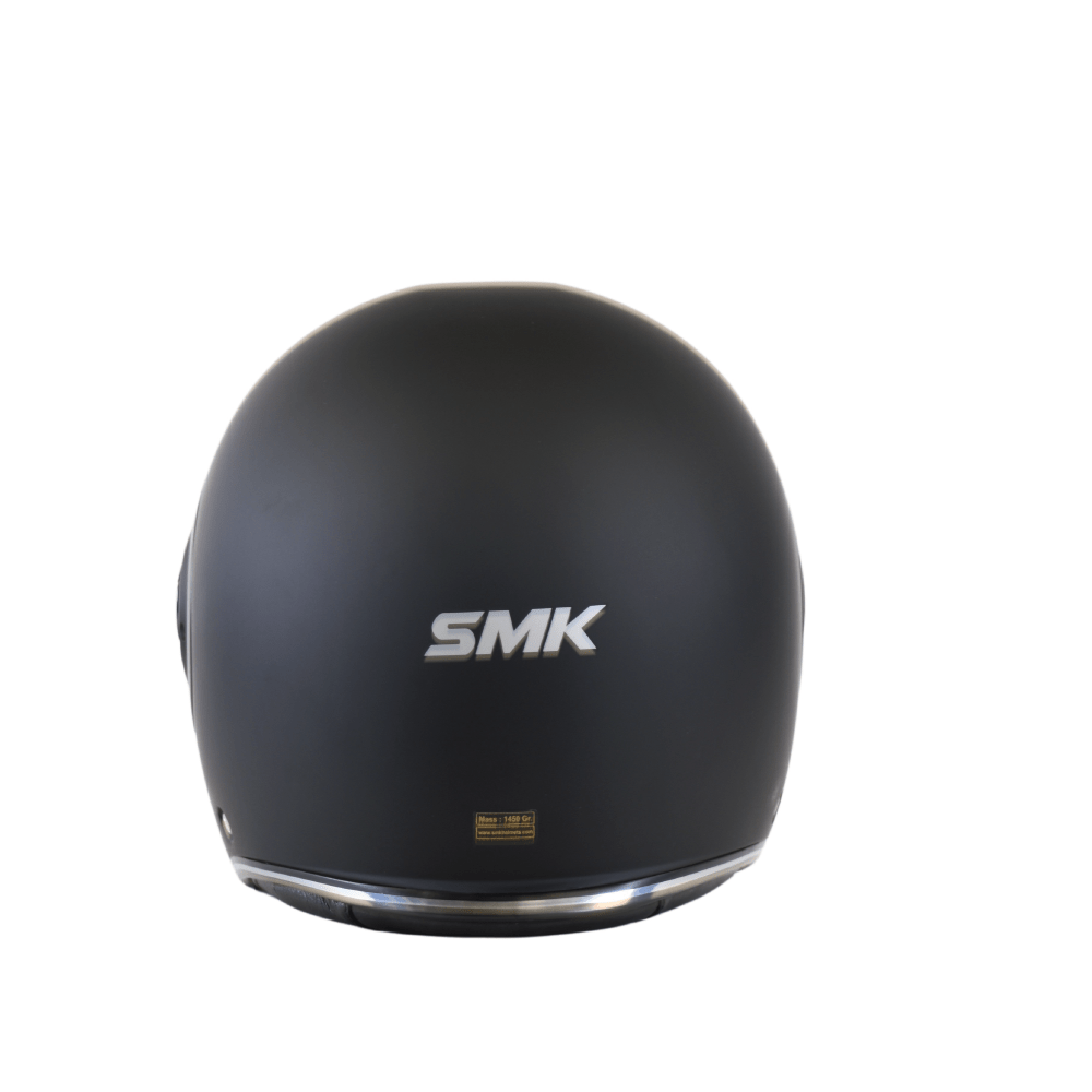 SMK JET MC helmet retro black