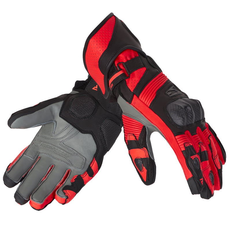 Rebelhorn MC-Sport Gloves Fighter Black /Red