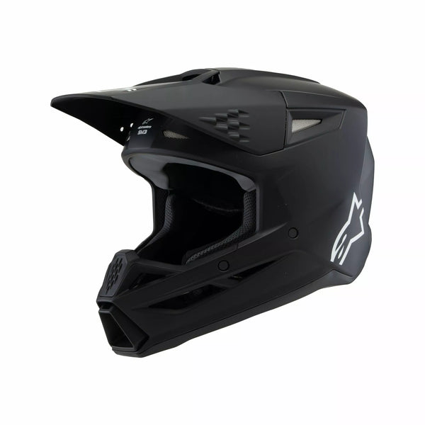Alpinestars (MX) Helmet Yth SM3 Solid Black YS 8302425-110 -SY