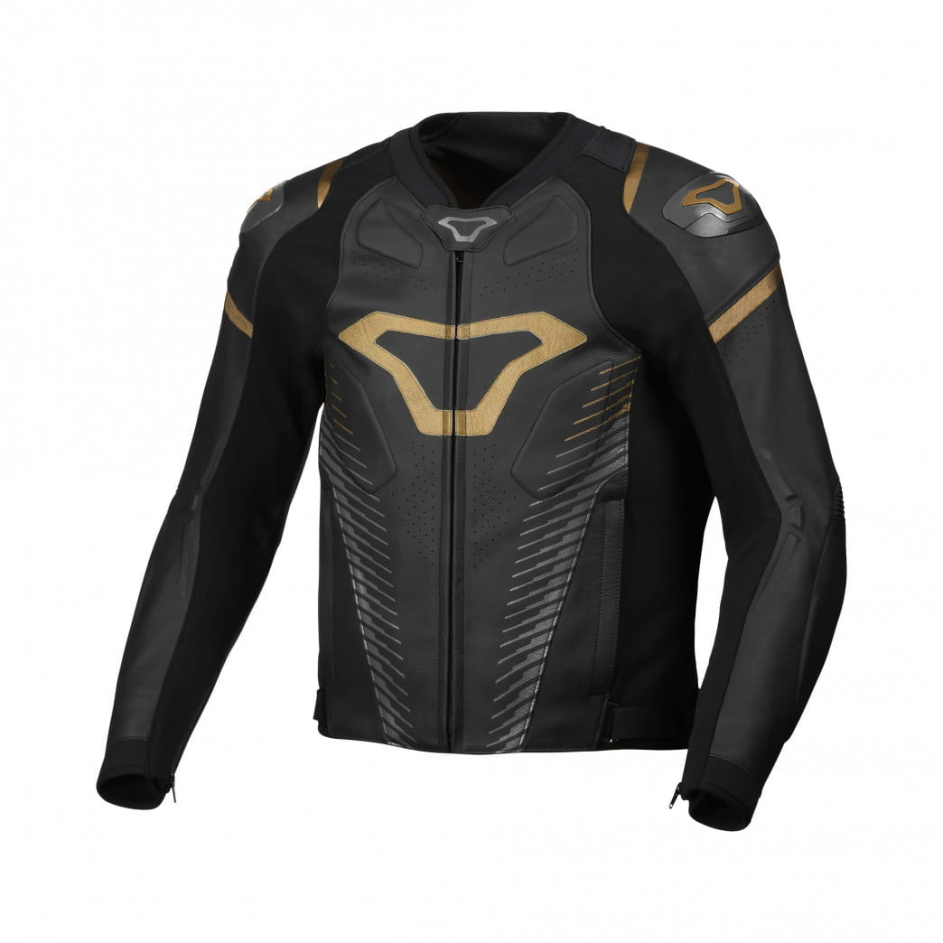 Macna din piele MC-JACKET TRONNIQ BLACK /GOLD