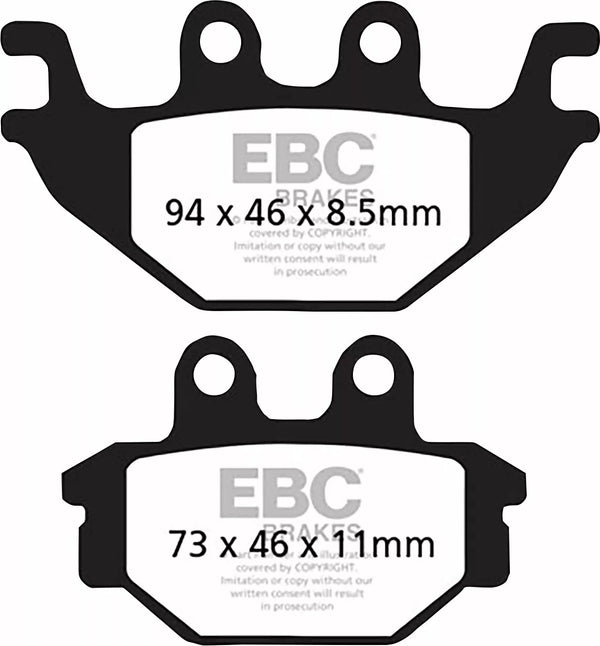 EBC Brake Pad Scooter Carbon SFAC377