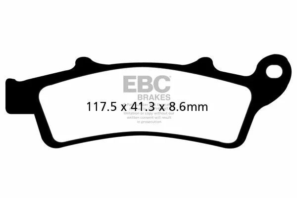 EBC Brake Pad Scooter Carbon SFAC324