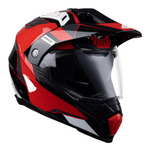 OZN Adventure MC Casca Berbec Black /Red