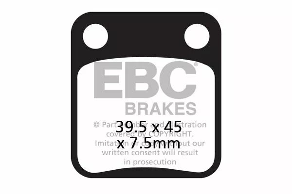 EBC Brake Pad Scooter Carbon SFAC054