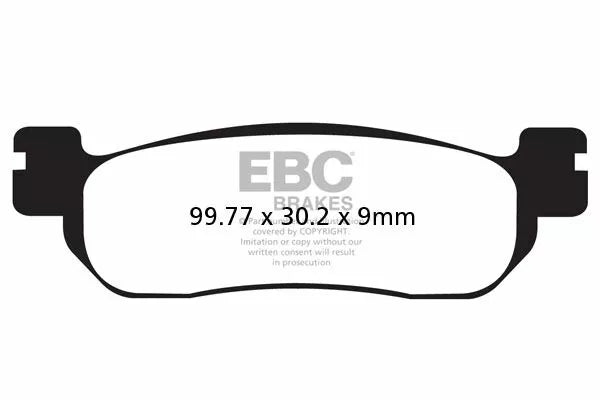 EBC Brake Pad Scooter Carbon SFAC275