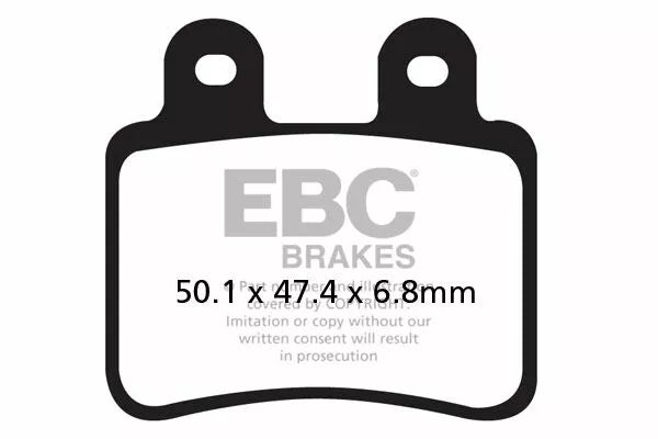 EBC Brake Pad Scooter Carbon SFAC350