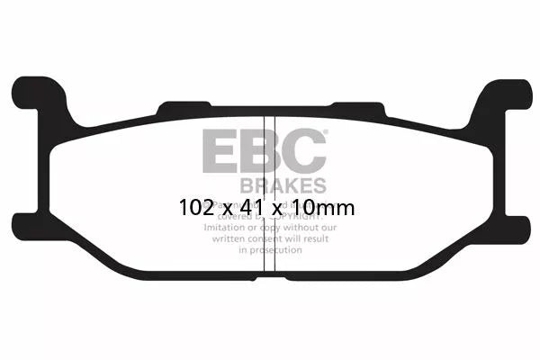 EBC Brake Pad Scooter Carbon SFAC179