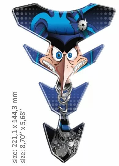 OneDeSign Tank Pad Slim Face Blue Cgexs71BP