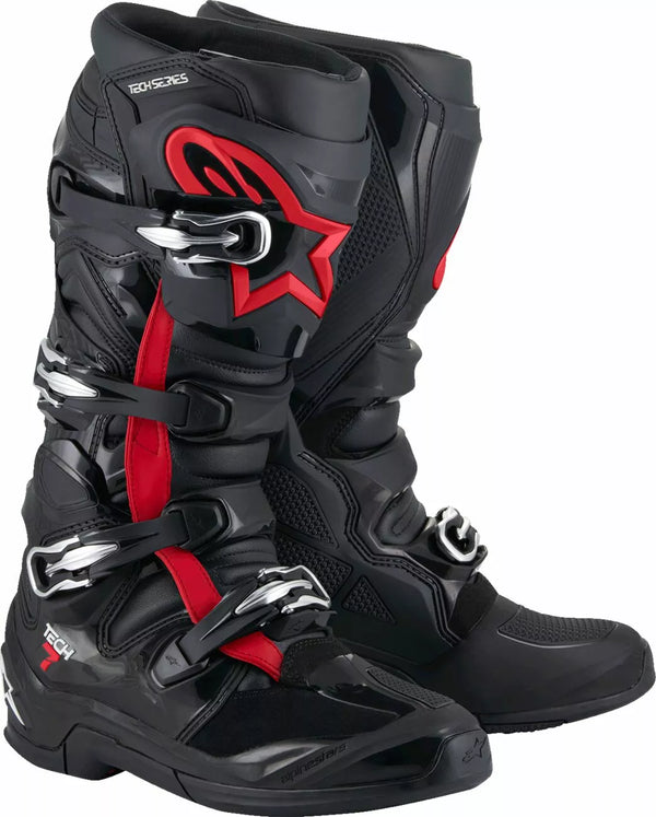 Alpinestars (MX) Boot Tech 7 Black/Red Fluo 10 2012025-1030-10