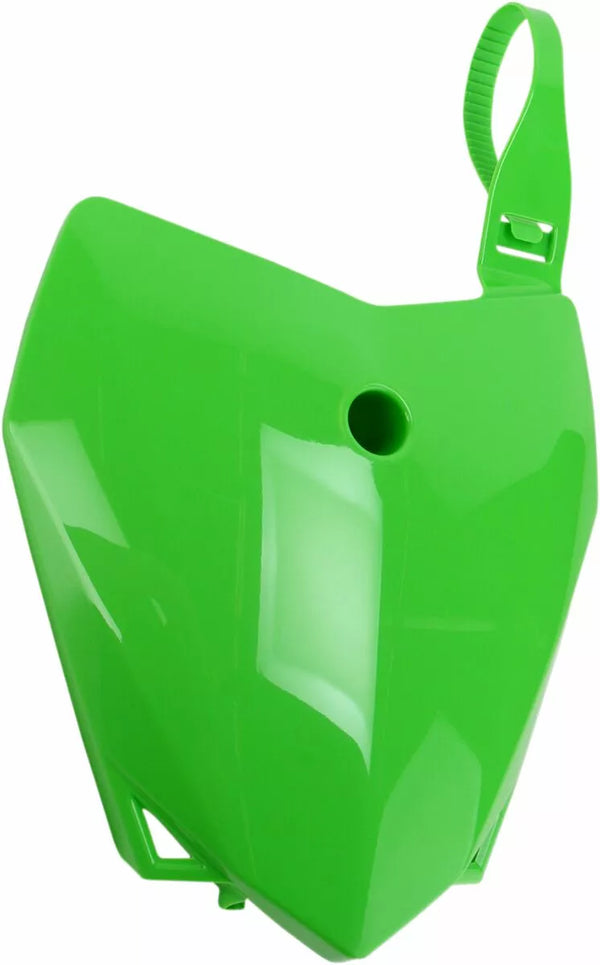 OZN front #plate KLX110 10-17 GRN KA04718 #026