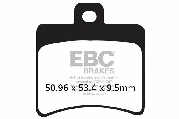 EBC Brake Pad Scooter Carbon SFAC298