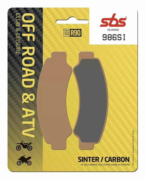 SBS BRAKE PAD SINT/CAR OFF 986SI