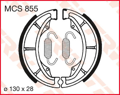 Pantofi de frână TRW TRW MCS855 MCS855