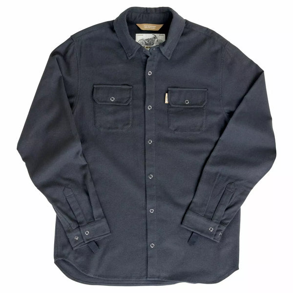 BILTWELL SHIRT FLANNEL HI TEST BLACK MD 8128-124-003