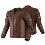 Shima Mc-Leather Jacket Hunter+ 2.0 Brown