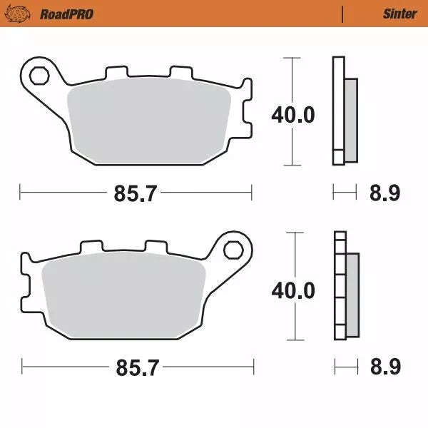 Moto-Master Brake Pad Sinter Sinter 403102