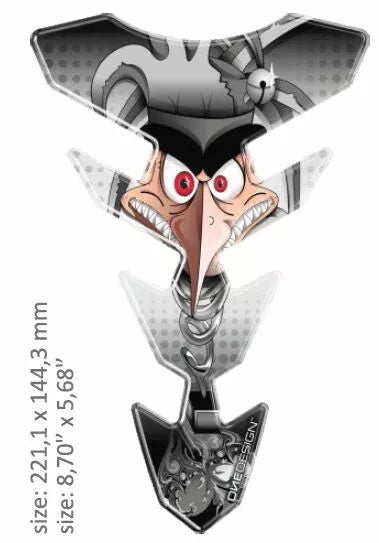 OneDeSign Tank Pad Face CGEXS71WP argintiu-cenușiu