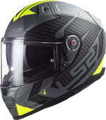 Helmet LS2 FF811 Vector II Splitter Matt Titan Gray/Yellow