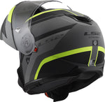 LS2 OpenAble MC Casca Strobe II Monza Negru /Fripa