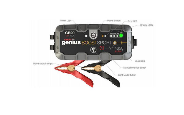 Noco GB20 Baterie Booster Genius Boost Sport