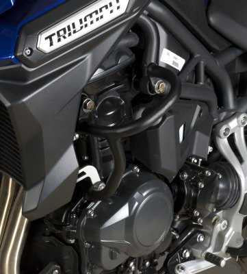 Bare de aventură, negru, Triumph Tiger 1200 Explorer 12-17
