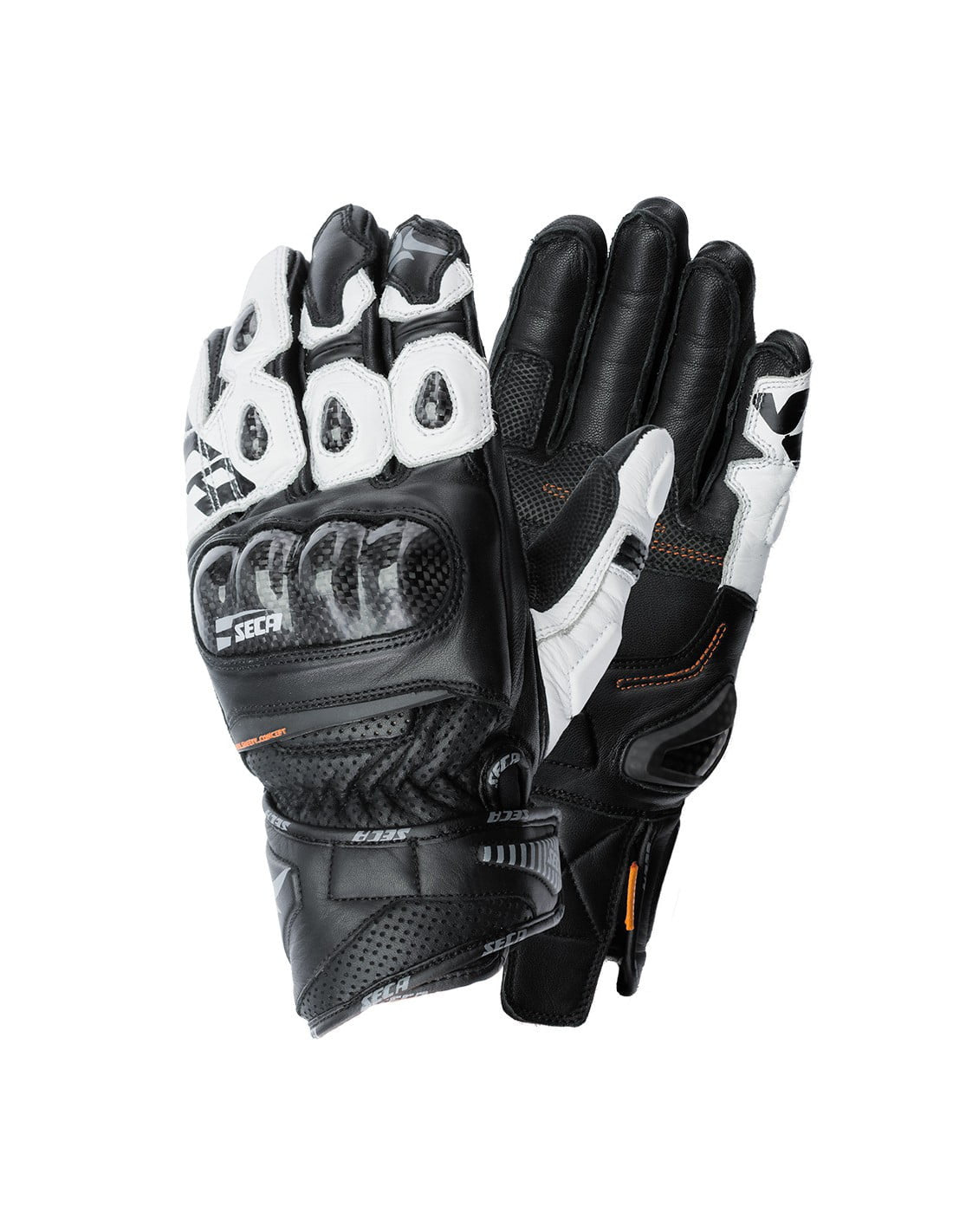 Seca Mc-Gloves Trackday Short Black /Alb