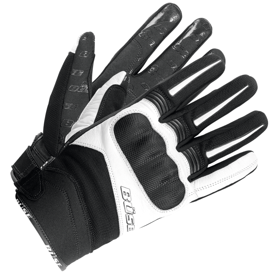 Büse Mc-Gloves Open Road Evo Negru /Alb