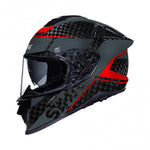 SMK Integral MC Casca Carbon Nero Red