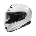 Schuberth Integral Mc-Hjälm S3 Vit med aerodynamisk design och integrerat visir, perfekt för stadskörning och säkerhet.