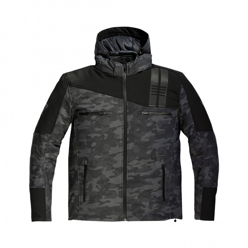 Difi Softshell MC JACKIE BLACK /CAMO