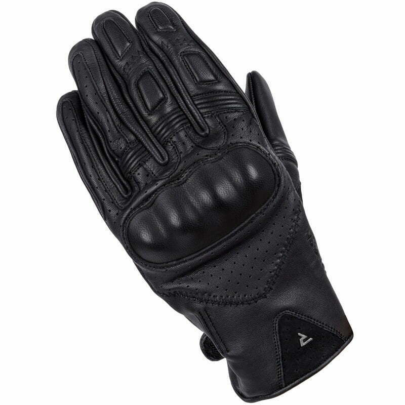 Rebelhorn Mc-Gloves Thug II Black Perforated Black