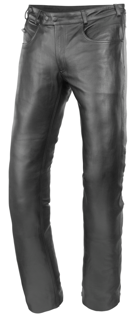 Pantaloni de piele Büse negru