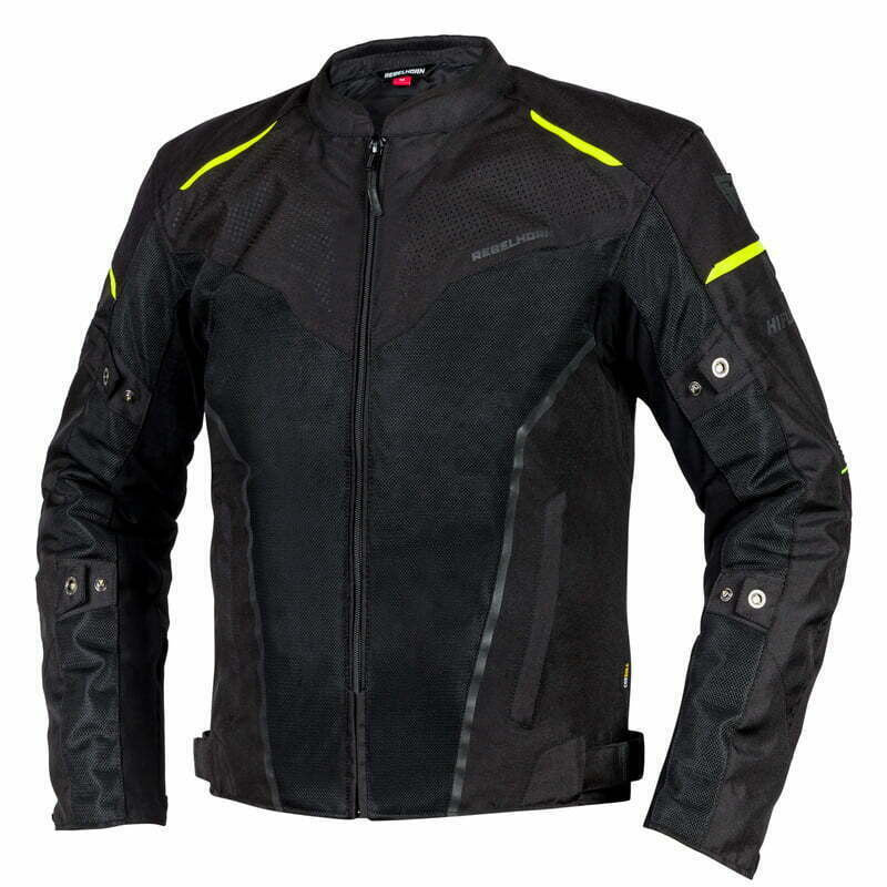 Rebelhorn Textile MC JACKE HIFLOW IV BLACK /GROL