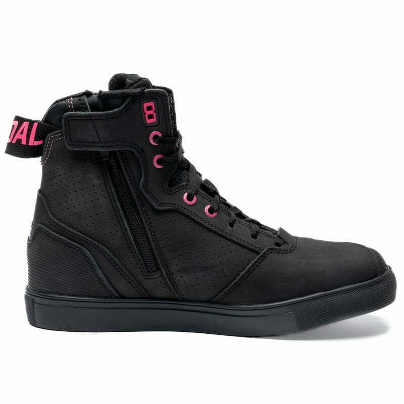 Rebelhorn Ladies Mc-Shoes Vandal Black /Pink