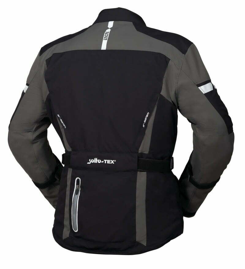 Ixs Textile MC JACKE PACORA St Black /Grey