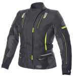 BÜSE Women's Textile Mc-Jacket Jana Black /Flu 