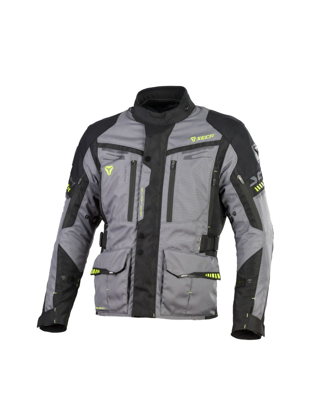 Seca Textile MC Jacket Arrakis II Gri /Negru