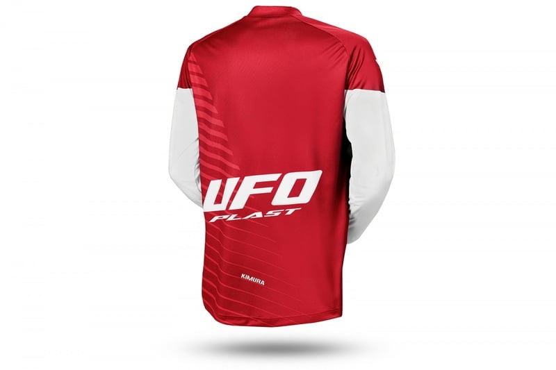 Pulover pentru copii UFO Kimura Jersey White /Roșu