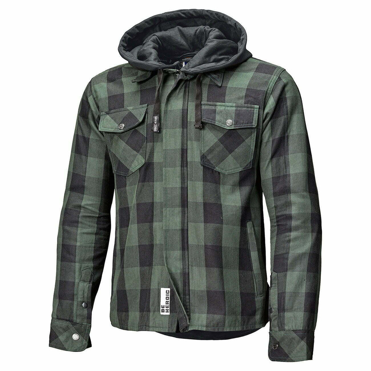 Ținut Kevlar MC Tricou Lumberjack II negru /verde